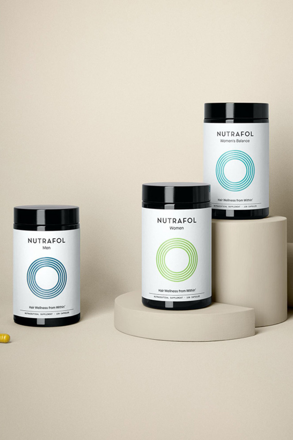 Nutrafol hair wellness supplements for men and women