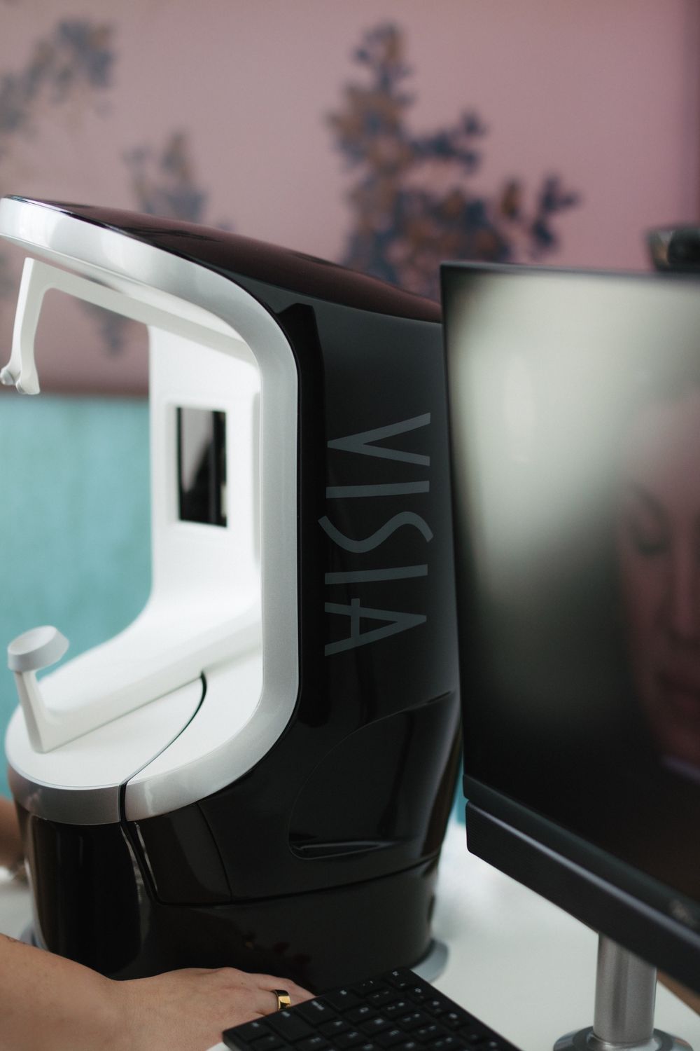 Close-up of textured brown skin.